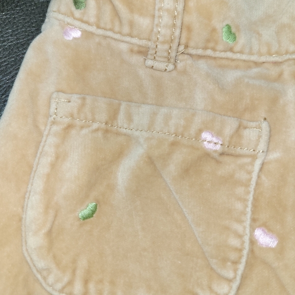 π Gymboree Vintage Gingerbread Girl Velour Embroidered Heart Skirt - Picture 2 of 5